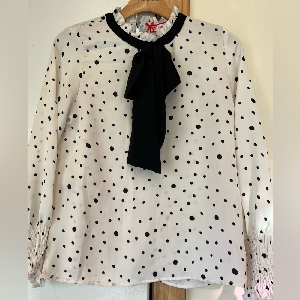 Kidichic black and white shirt, size 18